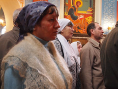 Новогодний молебен в Свято-Вознесенском храме. Увеличить изображение. Размер файла: 411,14 Kb [800X600]