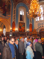 Новогодний молебен в Свято-Вознесенском храме. Увеличить изображение. Размер файла: 615,29 Kb [600X800]