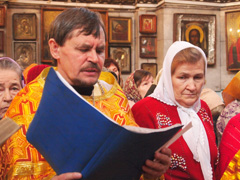 Новогодний молебен в Свято-Вознесенском храме. Увеличить изображение. Размер файла: 549,26 Kb [800X600]