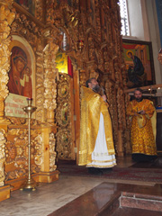 Новогодний молебен в Свято-Вознесенском храме. Увеличить изображение. Размер файла: 643,26 Kb [600X800]