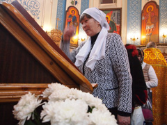 Новогодний молебен в Свято-Вознесенском храме. Увеличить изображение. Размер файла: 472,14 Kb [800X600]