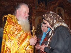 Новогодний молебен в Свято-Вознесенском храме. Увеличить изображение. Размер файла: 530,64 Kb [800X600]