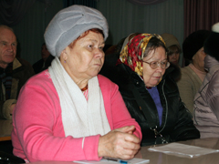 Собрание прихожан в Орловском храме. Увеличить изображение. Размер файла: 780,95 Kb [1200X900]