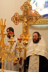 Всенощное бдение в храм прп. Серафима Саровского. Увеличить изображение. Размер файла:1596,56 Kb [1200X1793]