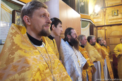 Архиерейское богослужение в Свято-Вознесенском соборе. Увеличить изображение. Размер файла: 856,37 Kb [1200X800]