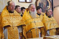 Архиерейское богослужение в Свято-Вознесенском соборе. Увеличить изображение. Размер файла: 1055,94 Kb [1200X800]