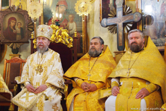 Архиерейское богослужение в Свято-Вознесенском соборе. Увеличить изображение. Размер файла: 1052,08 Kb [1200X800]