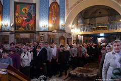 Архиерейское богослужение в Свято-Вознесенском соборе. Увеличить изображение. Размер файла: 973,87 Kb [1200X803]