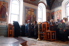 Праздничные богослужения в день памяти 400-летия преставления святителя Ермогена. Увеличить изображение. Размер файла: 807,67 Kb [1200X800]