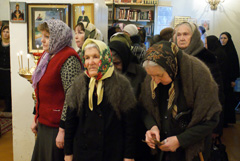 Божественная литургия в Елабужском Казнско-Богородицком монастыре. Увеличить изображение. Размер файла: 966,22 Kb [1200X803]