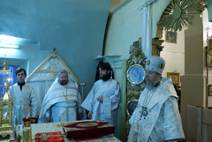 Божественная литургия в Елабужском Казнско-Богородицком монастыре. Увеличить изображение. Размер файла: 1004,23 Kb [1200X803]