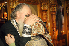 Чин прощения в Свято-Вознесенском Архиерейском подворье. Увеличить изображение. Размер файла: 711,79 Kb [1200X803]