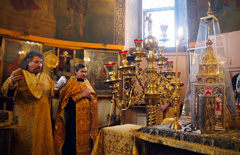 Чин прощения в Свято-Вознесенском Архиерейском подворье. Увеличить изображение. Размер файла: 626,96 Kb [1131X730]