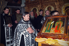 Чин прощения в Свято-Вознесенском Архиерейском подворье. Увеличить изображение. Размер файла: 722,72 Kb [1200X800]