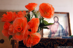 Божественная литургия в селе Лубяны. Увеличить изображение. Размер файла: 688,81 Kb [1200X800]