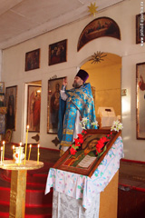 Божественная литургия в селе Лубяны. Увеличить изображение. Размер файла: 855,56 Kb [800X1200]