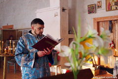 Божественная литургия в селе Лубяны. Увеличить изображение. Размер файла: 796,42 Kb [1200X800]