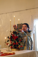 Божественная литургия в селе Лубяны. Увеличить изображение. Размер файла: 690,84 Kb [800X1200]