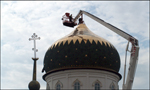 На Орловскую церковь установлен новый купол. Размер увеличенного изображения: 863,61 Kb [1200X718]