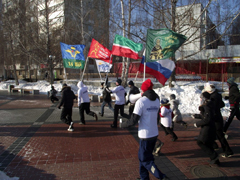 Представители собора приняли участие в «Трезвой пробежке». Увеличить изображение.Размер файла: 580,3 Kb [1024X768]